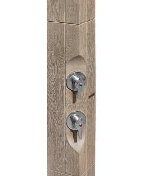 ODALO - Teak outdoor shower by Les Jardins® - view 3